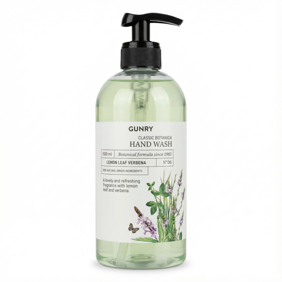 Gunry Classic Botanica fljótandi handsápa Lemon Leaf Verbena 500 ml