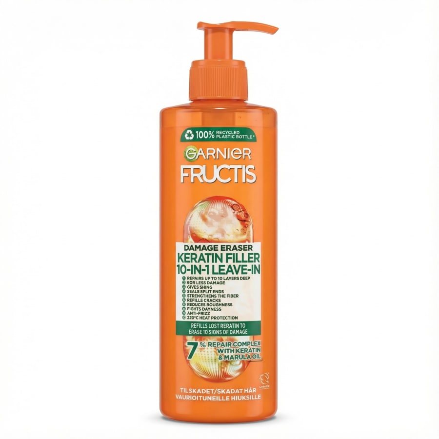 Garnier Fructis Damage Eraser Keratin Filler 10-in-1 Leave-In 400 ml