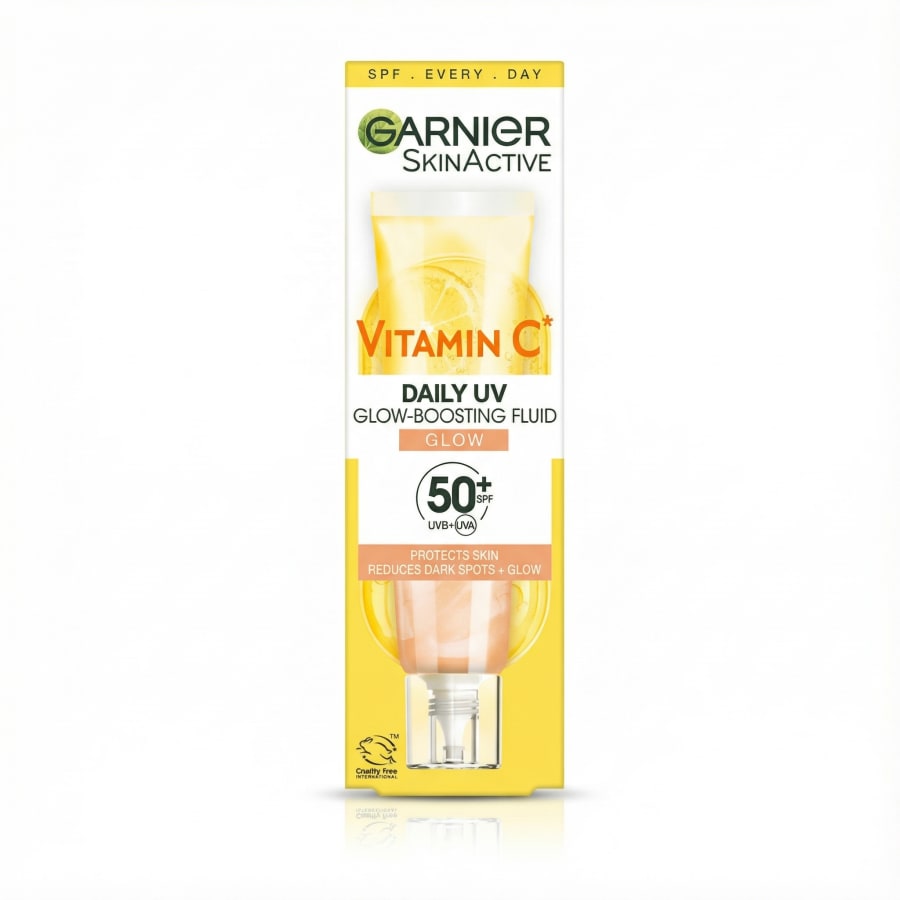Garnier SkinActive C-vítamín daglegur UV ljómaaukandi vökvi SPF 50+ 40 ml
