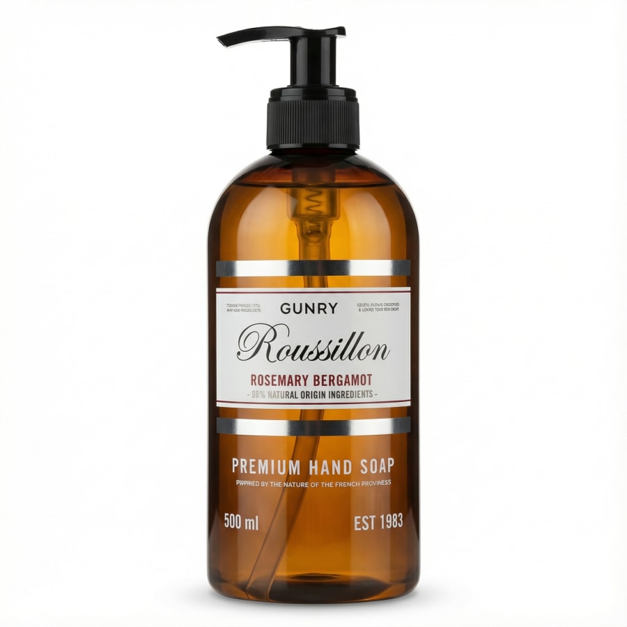 Gunry Premium handsápa rósmarín og bergamót 500 ml