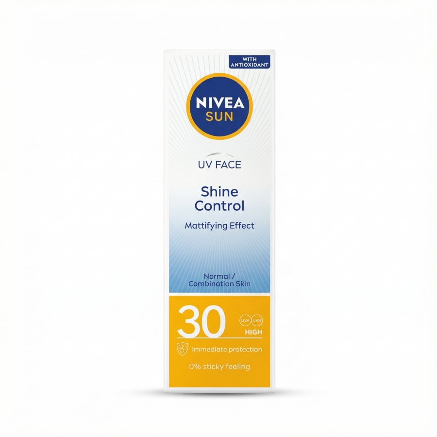 NIVEA Sun UV andlit, glansstjórnun, mattandi áhrif SPF 30, 50 ml