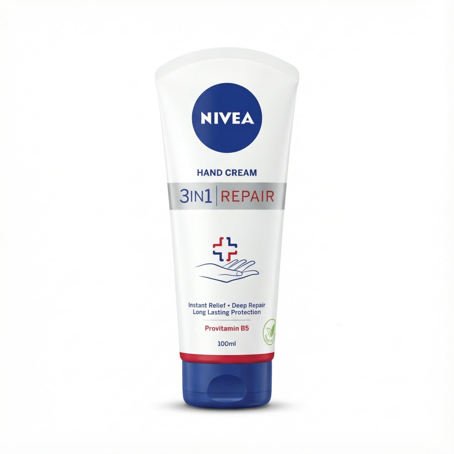 NIVEA 3í1 viðgerðar- og umhirðuhandkrem 100 ml