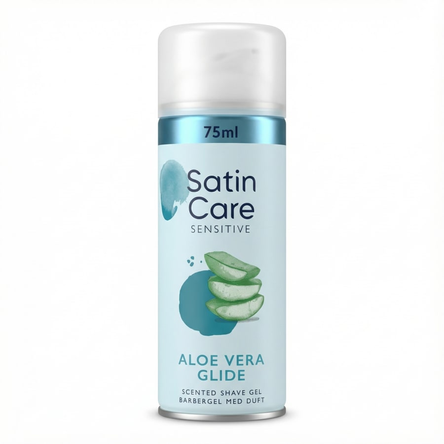 Satin Care rakgel fyrir viðkvæma húð með aloe vera ilm, 75 ml