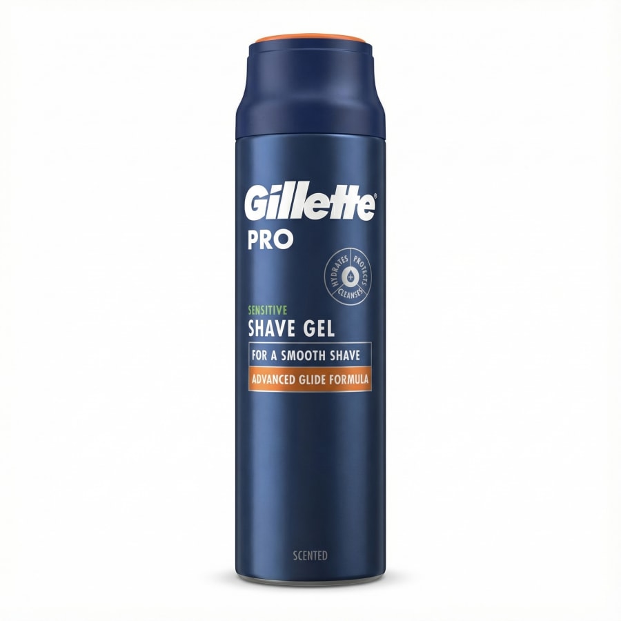 Gillette Pro Sensitive rakgel, ilmað, 200 ml