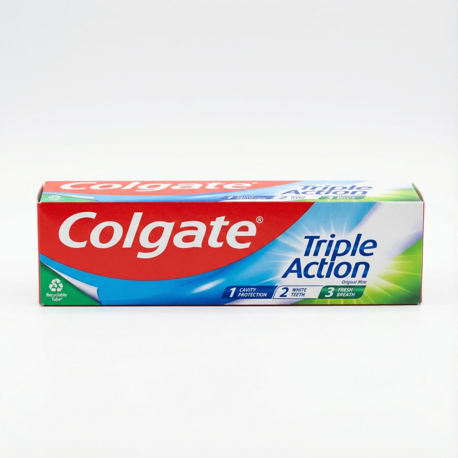 Colgate Þrívirk vörn gegn tannskemmdum Original Mint tannkrem 75 ml