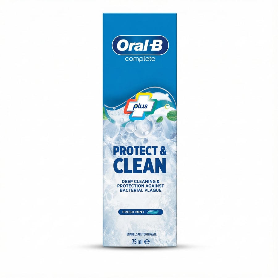 Oral-B Complete Plus Protect & Clean fersk mynta tannkrem 75 ml