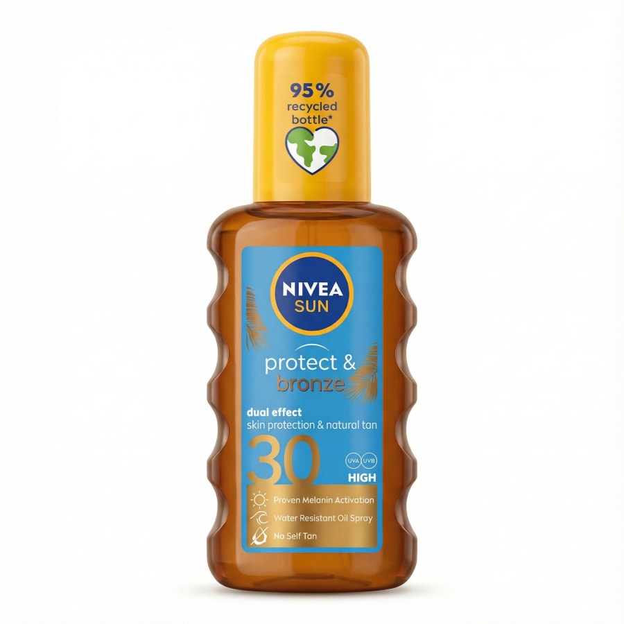 NIVEA Sun Protect & Bronze olíusprey SPF 30 200 ml