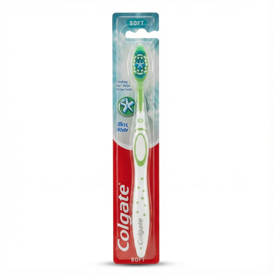 Colgate Max White mjúkur tannbursti