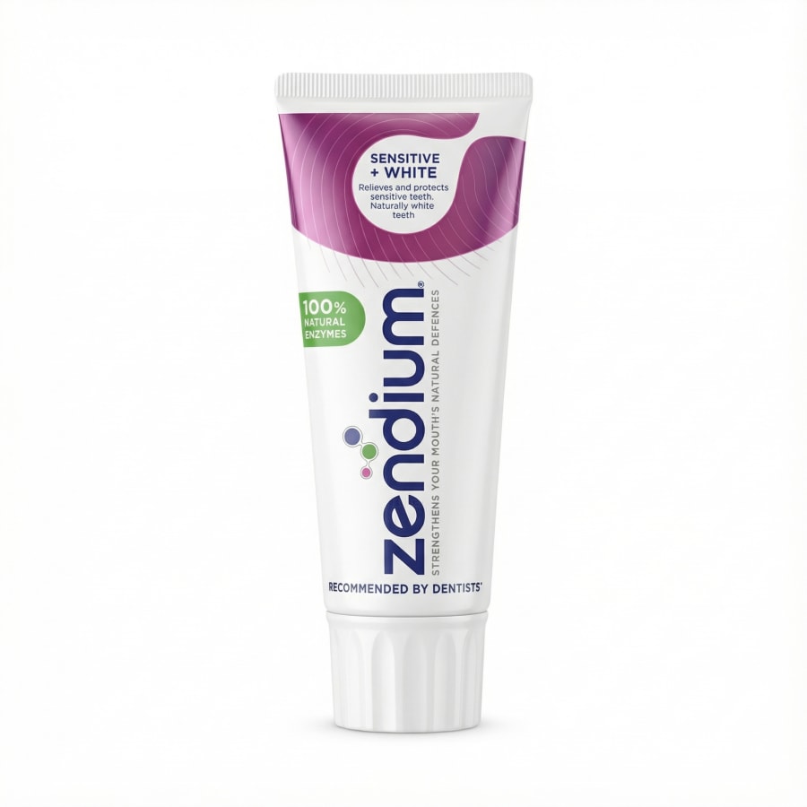 Zendium Sensitive + White tannkrem 75 ml