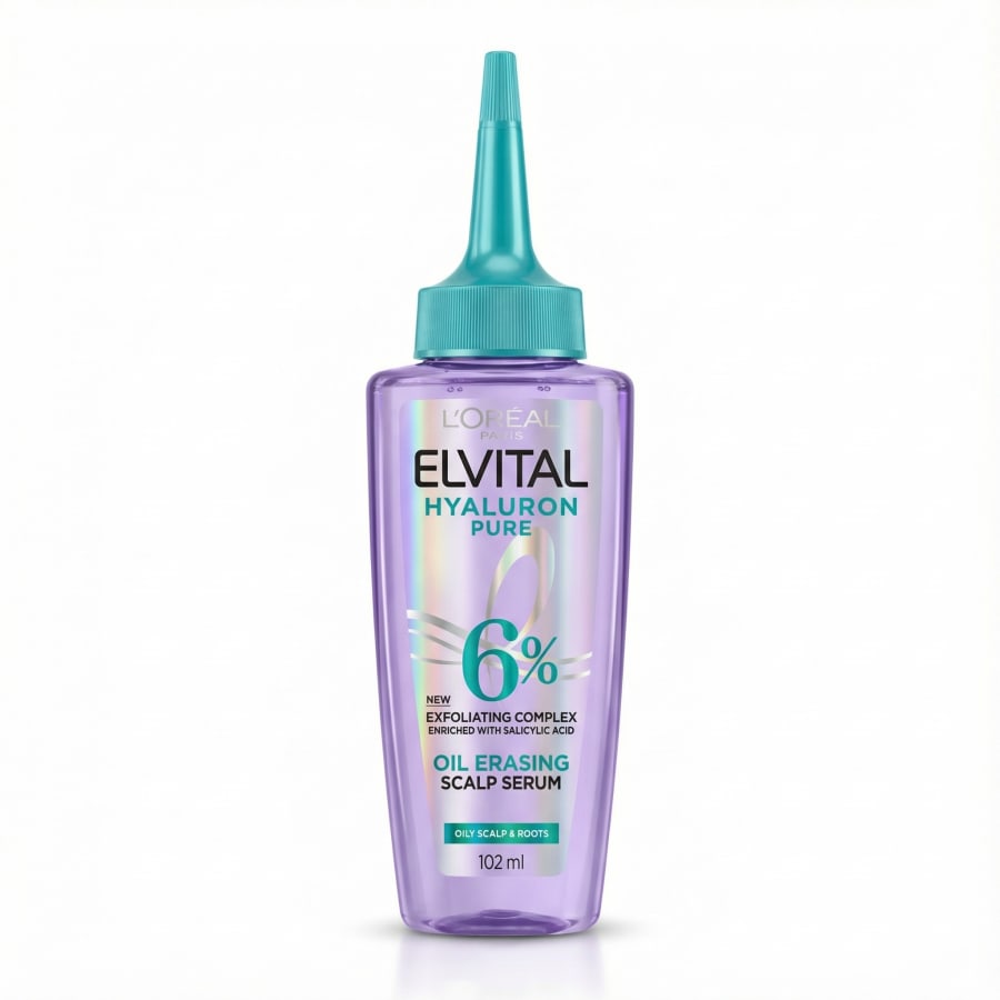 L'Oréal Paris Elvital Hyaluron Pure olíueyðandi hársvörðarsermi 102 ml