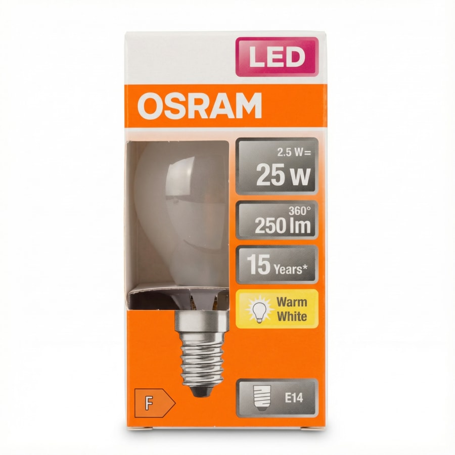 Osram LED Star Classic P 25 E14 2,5W Hlýhvítt 2700K (1 stk)