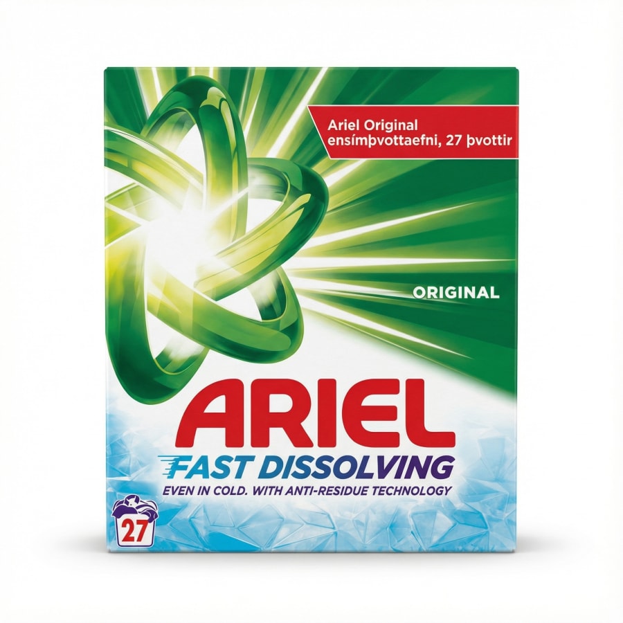 Ariel Original ensímþvottaefni, 27 þvottir