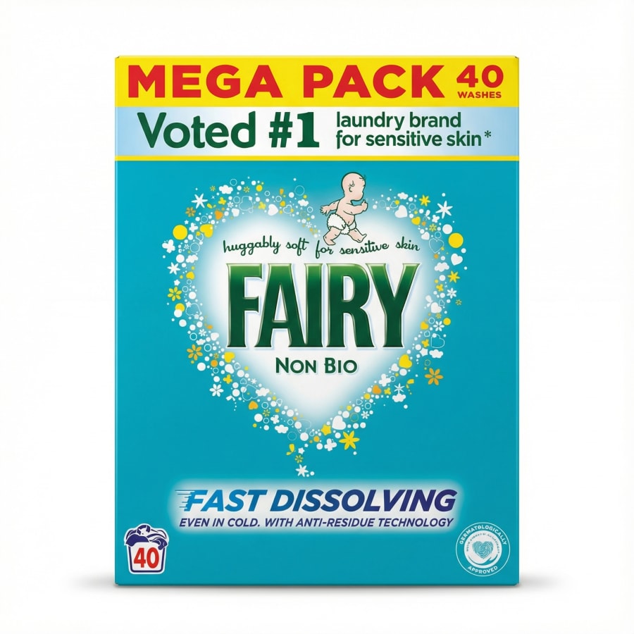Fairy Non Bio þvottaduft 2400 g