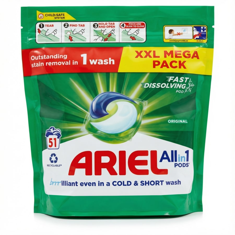 Ariel All-in-1 Pods Original 974.1 g (51 stk)