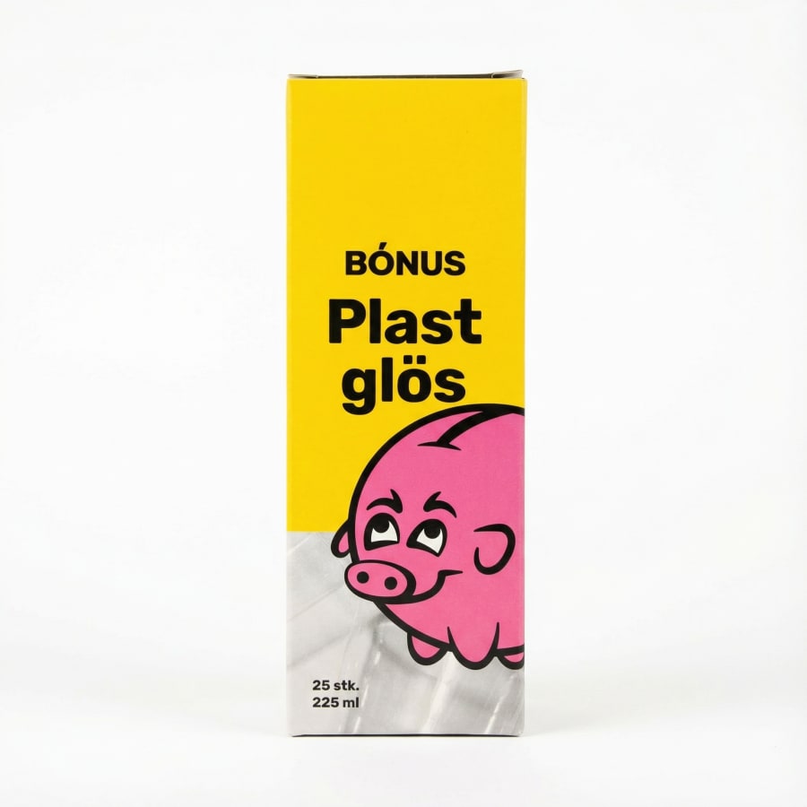Bónus Plastglös 25 stk 225 ml
