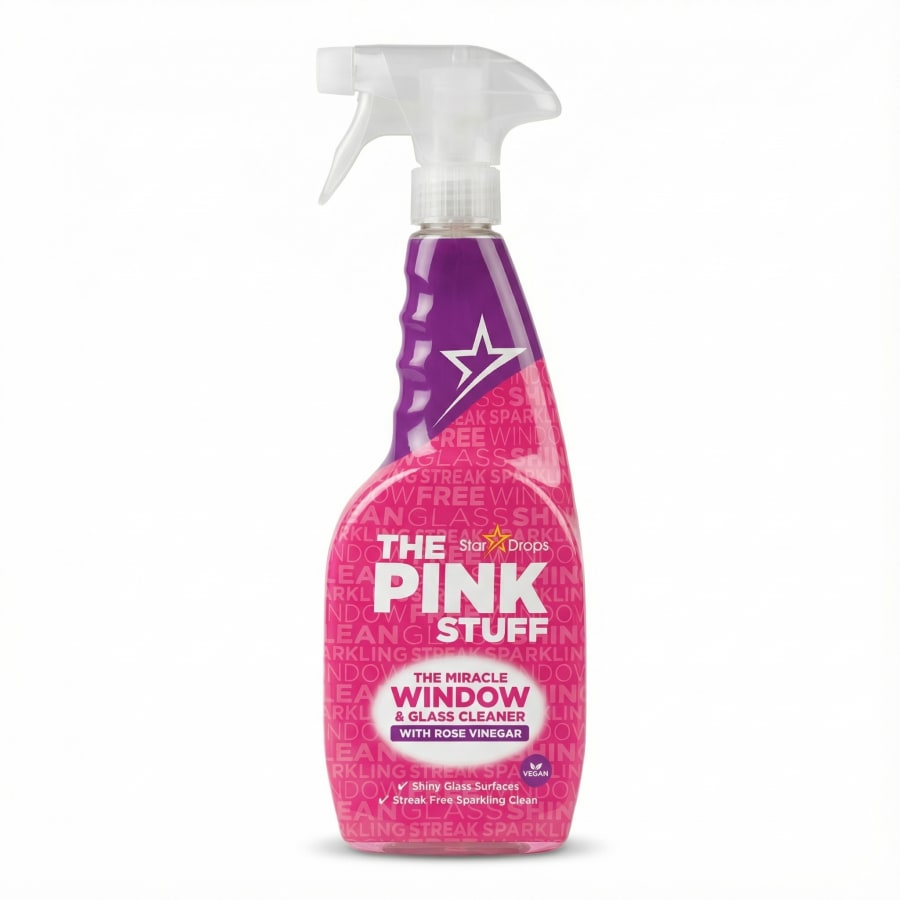 The Pink Stuff glugga- og glerhreinsiefni með rósediki 750 ml