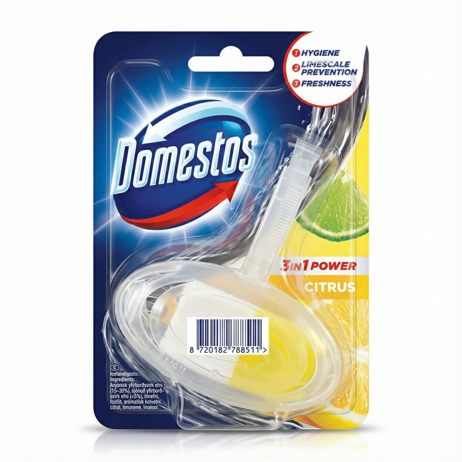 Domestos 3in1 Power Citrus WC-blokk 35 g
