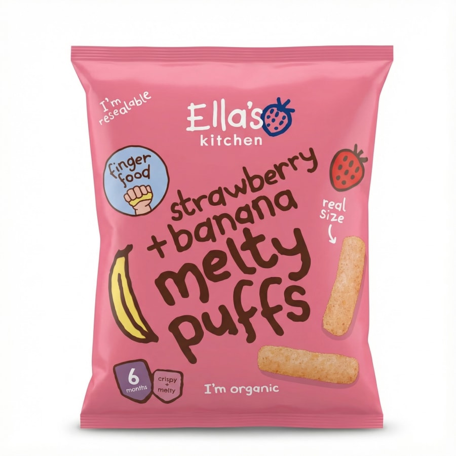 Ella's Kitchen bráðpúðar (jarðarber og banani) 20 g
