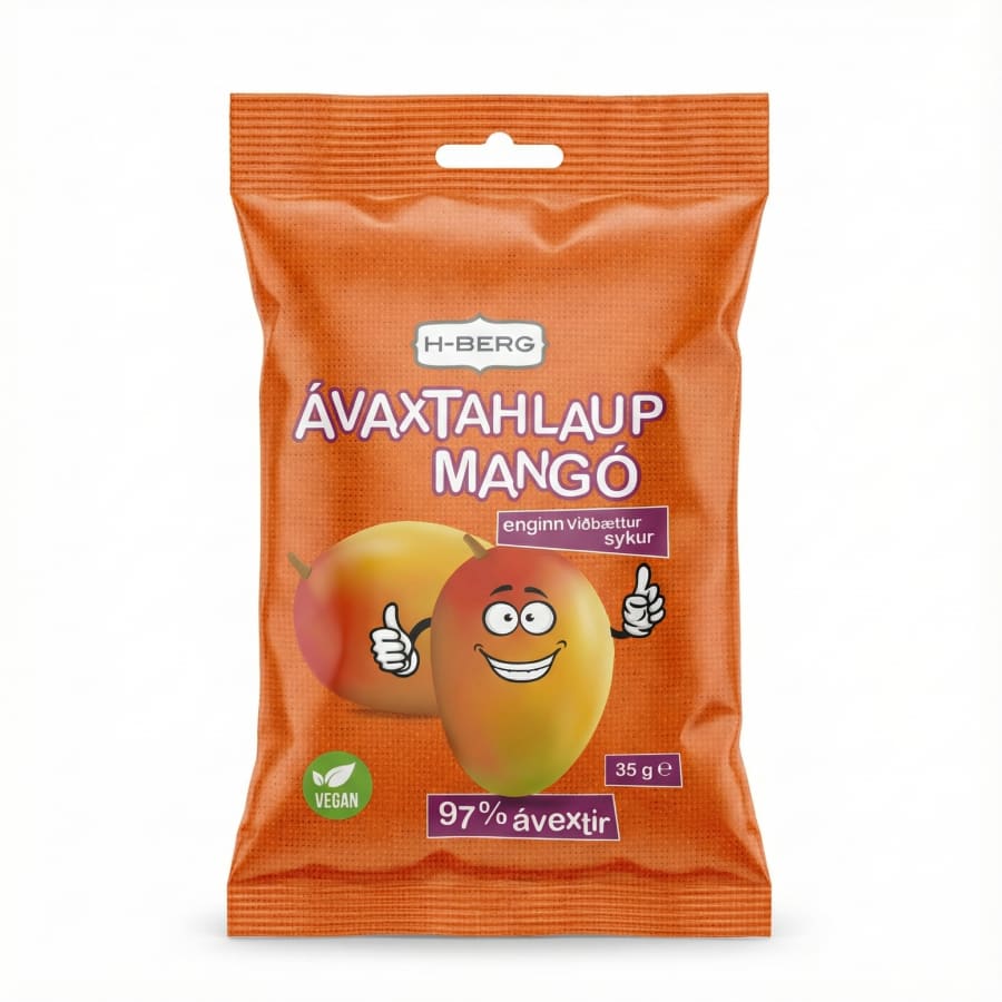 H-BERG Ávaxtahlaup Mangó 350 g