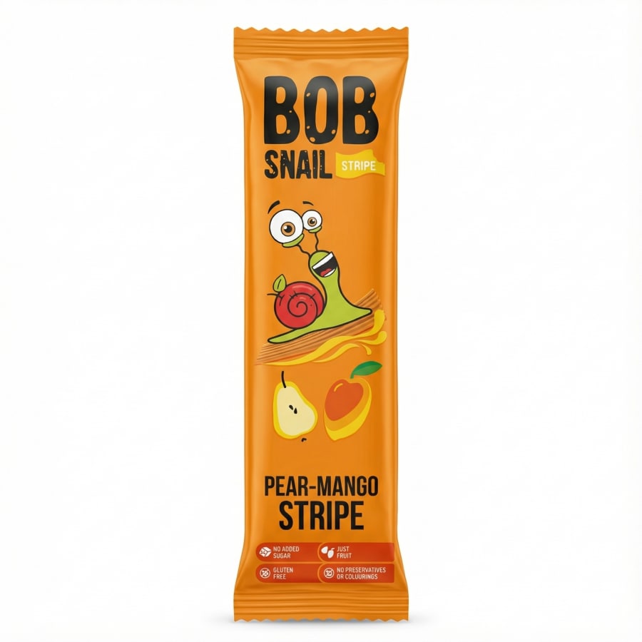Bob Snail peru-mangó ávaxtræma 14 g