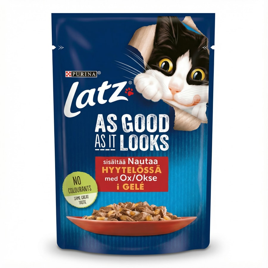 Purina Latz As Good As It Looks Nautakjöt í hlaupi 85 g