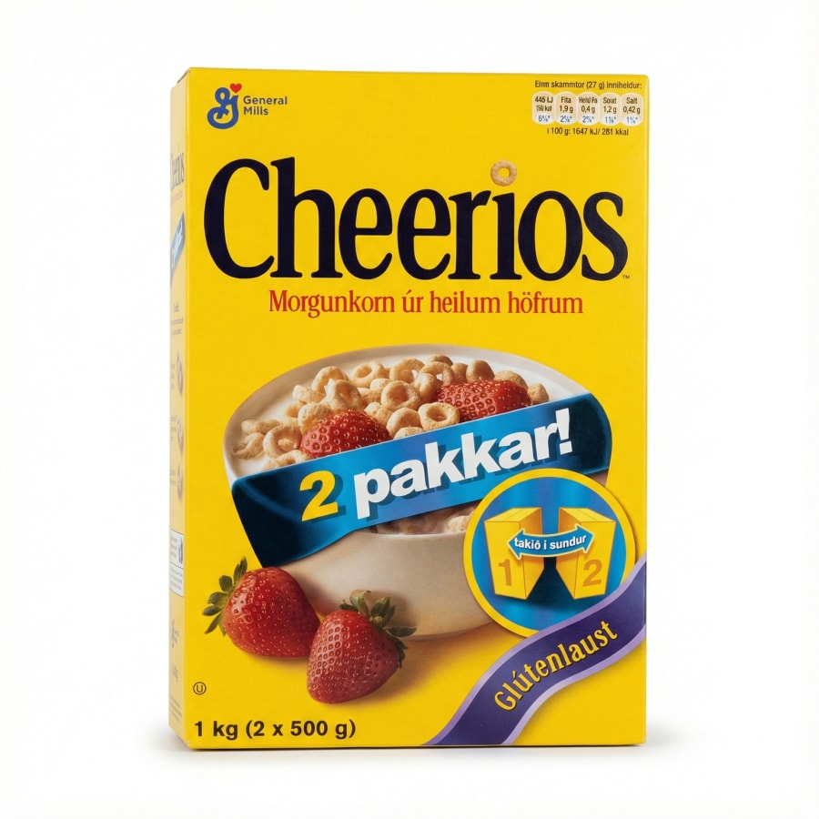 Cheerios Morgunkorn úr Heilum Höfrum