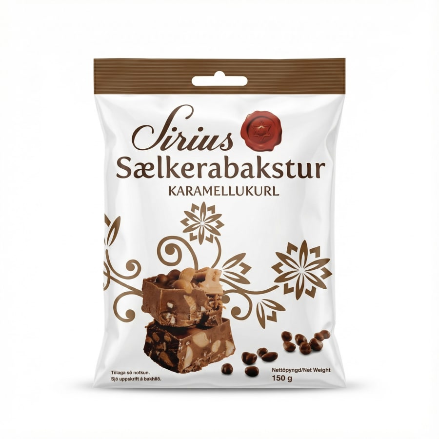 Sælkerabakstur Karamellukurl