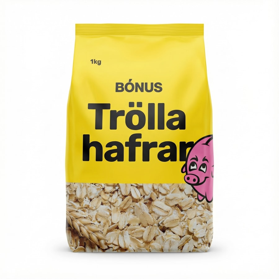 Grófvalsaðir hafrar