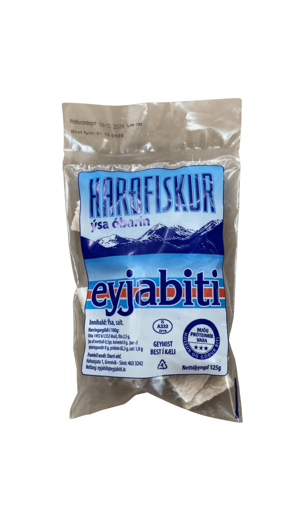 Eyjabiti Karofiskur Ýsa Óbarin 125 g