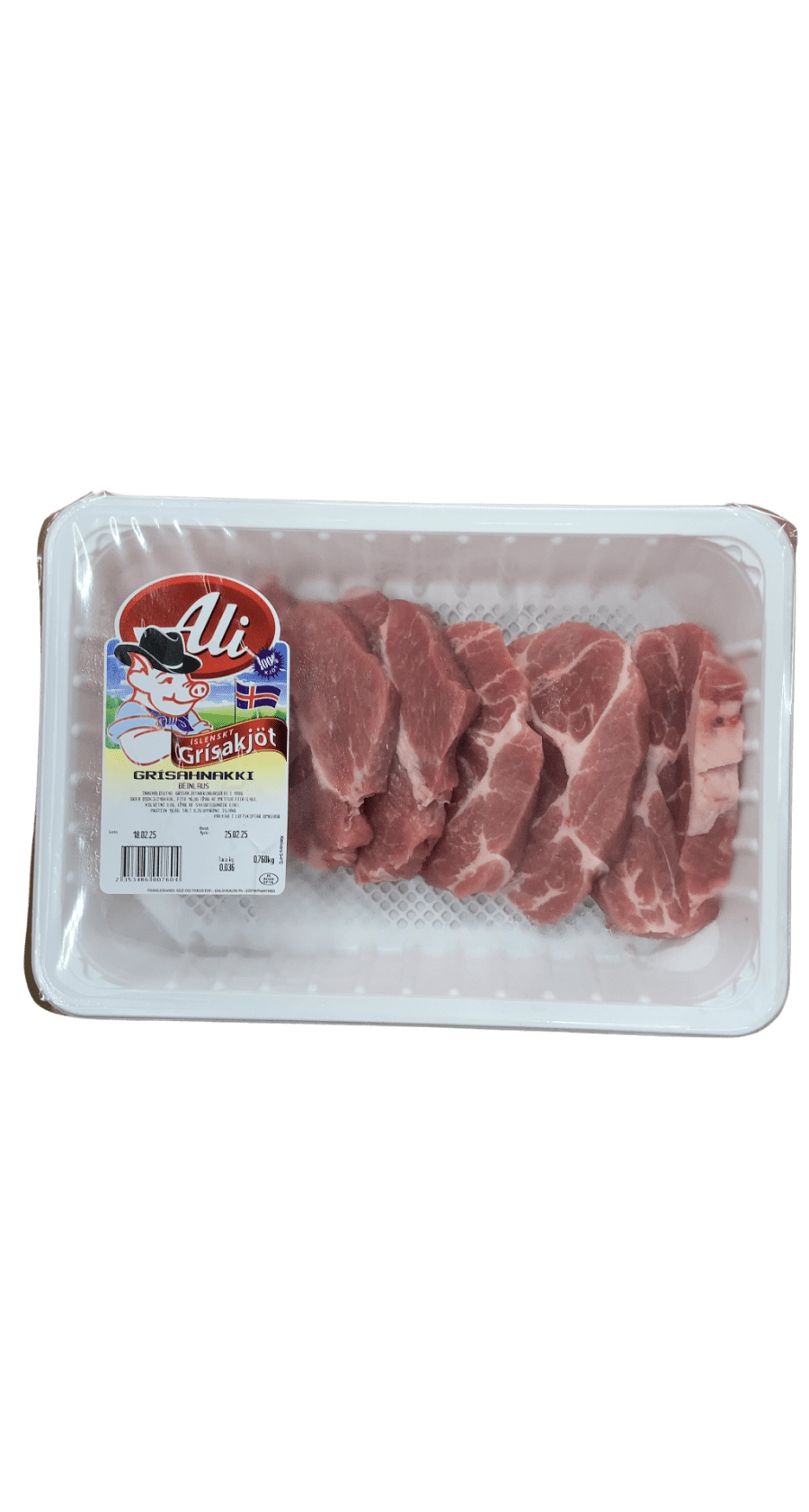 Ali Grísahnakki Beinlaus 760 g