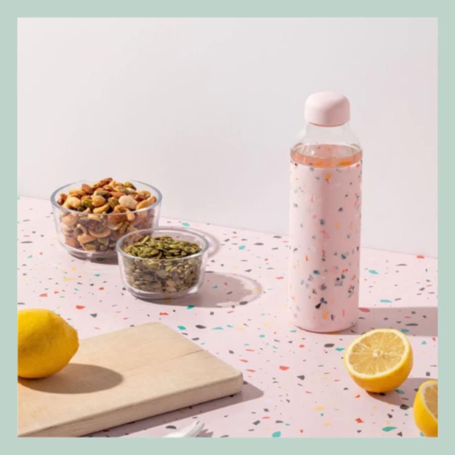 Porter vatnsflaska – Terrazzo Blush