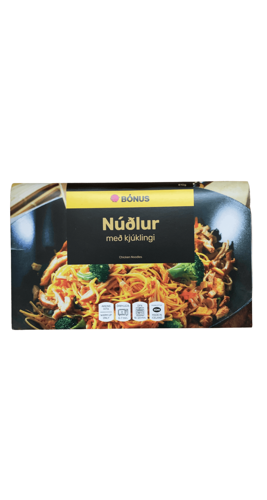 Bónus Núðlur með kjúklingi 810 g