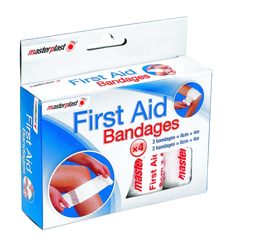 FIRST AID BANDAGES 4pk