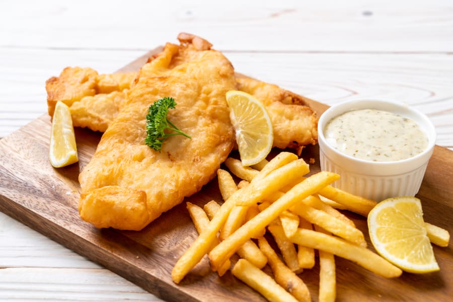 Fiskur og franskar