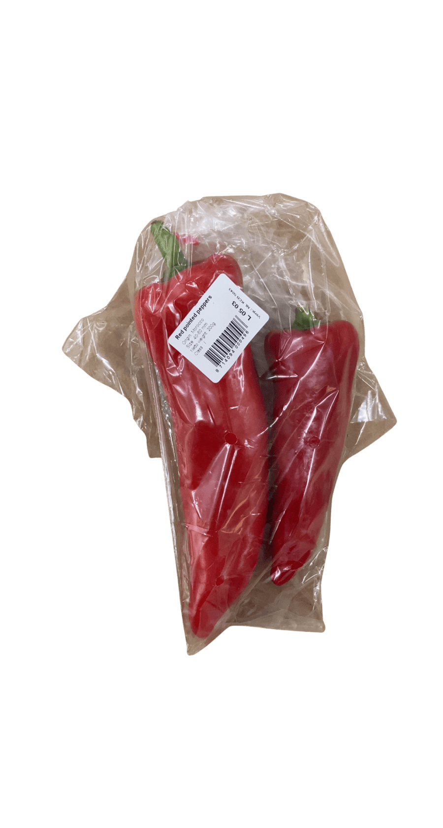 Rauðar oddmjóar paprikur 200 g