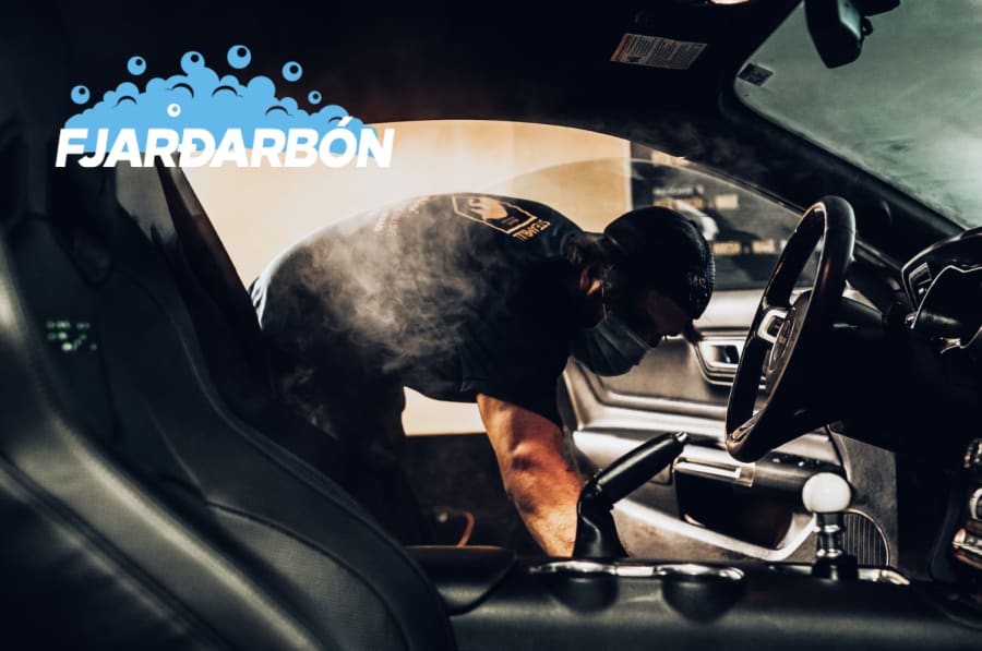 Djúphreinsun á gólfi hjá Fjarðarbón