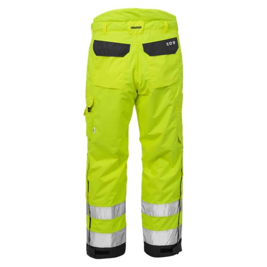 Fristads Airtech vetrarbuxur HiViz gular/svartar