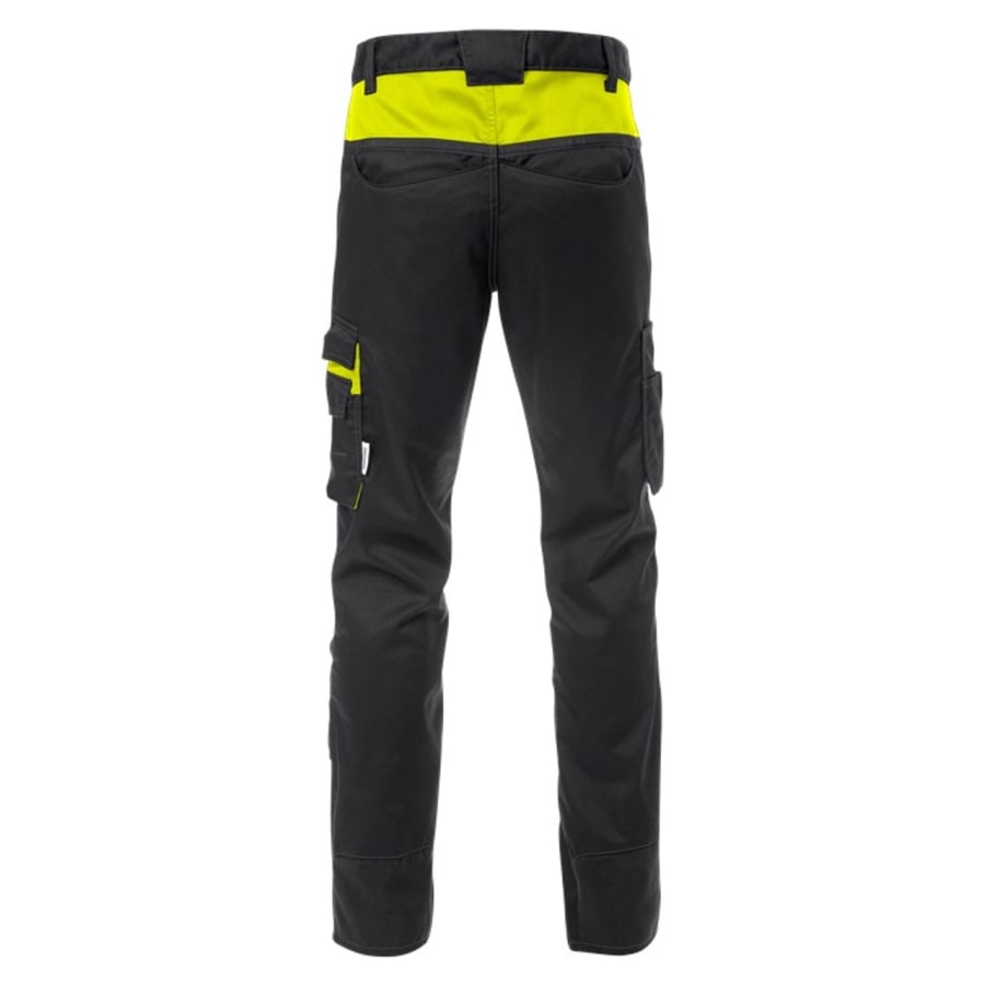 Fristads Coro service buxur svartar/HiViz gular