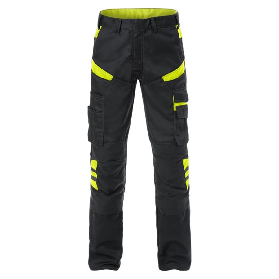 Fristads Coro service buxur svartar/HiViz gular
