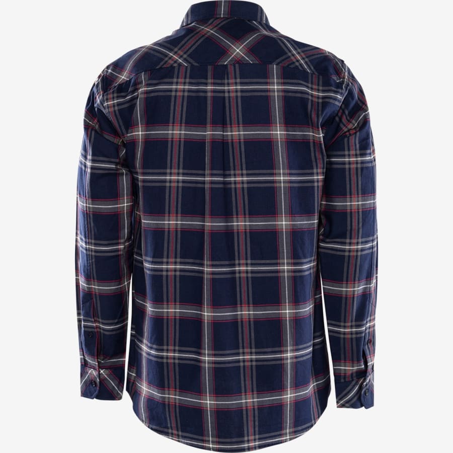 Fristads flannel skyrta blá köflótt