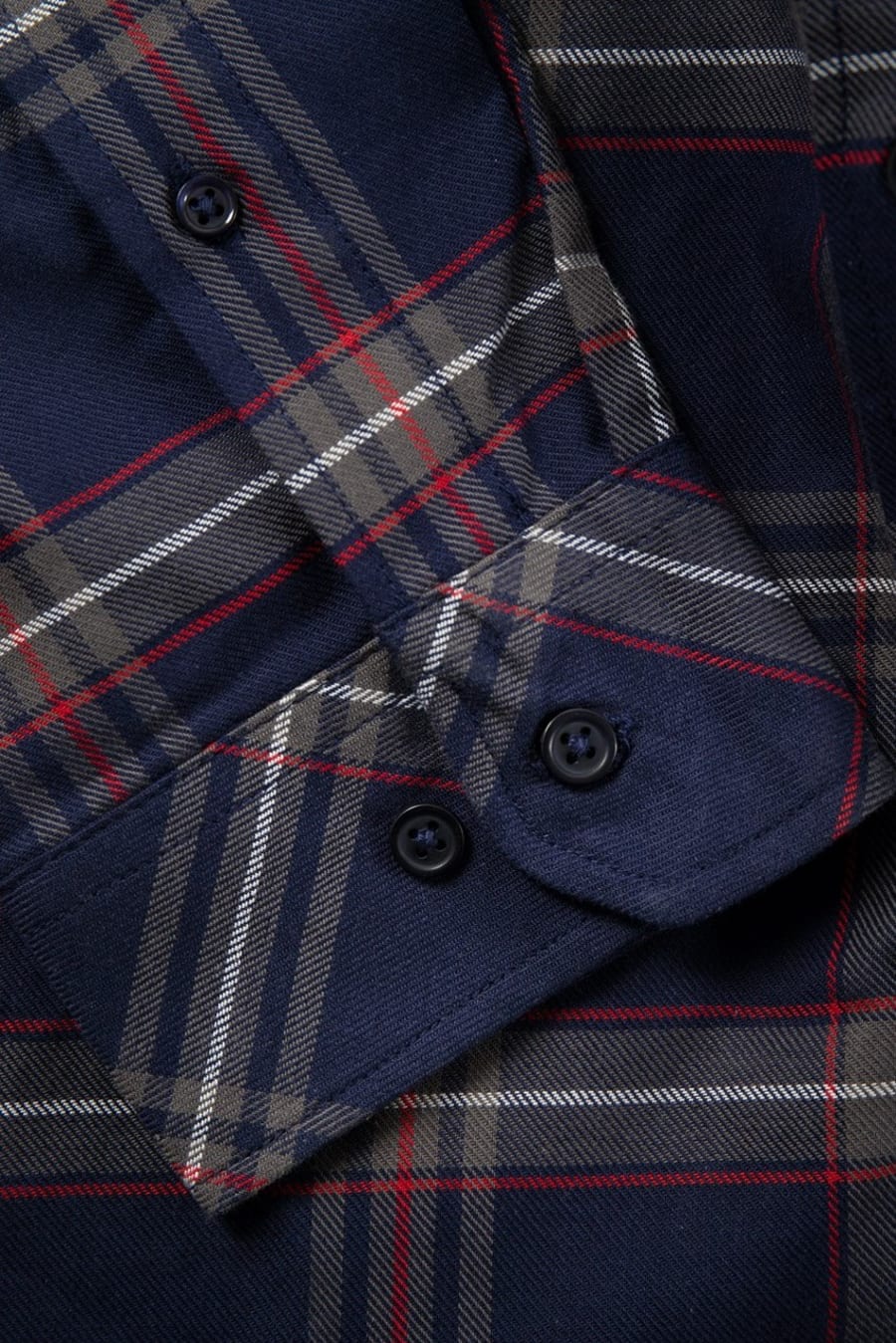 Fristads flannel skyrta blá köflótt