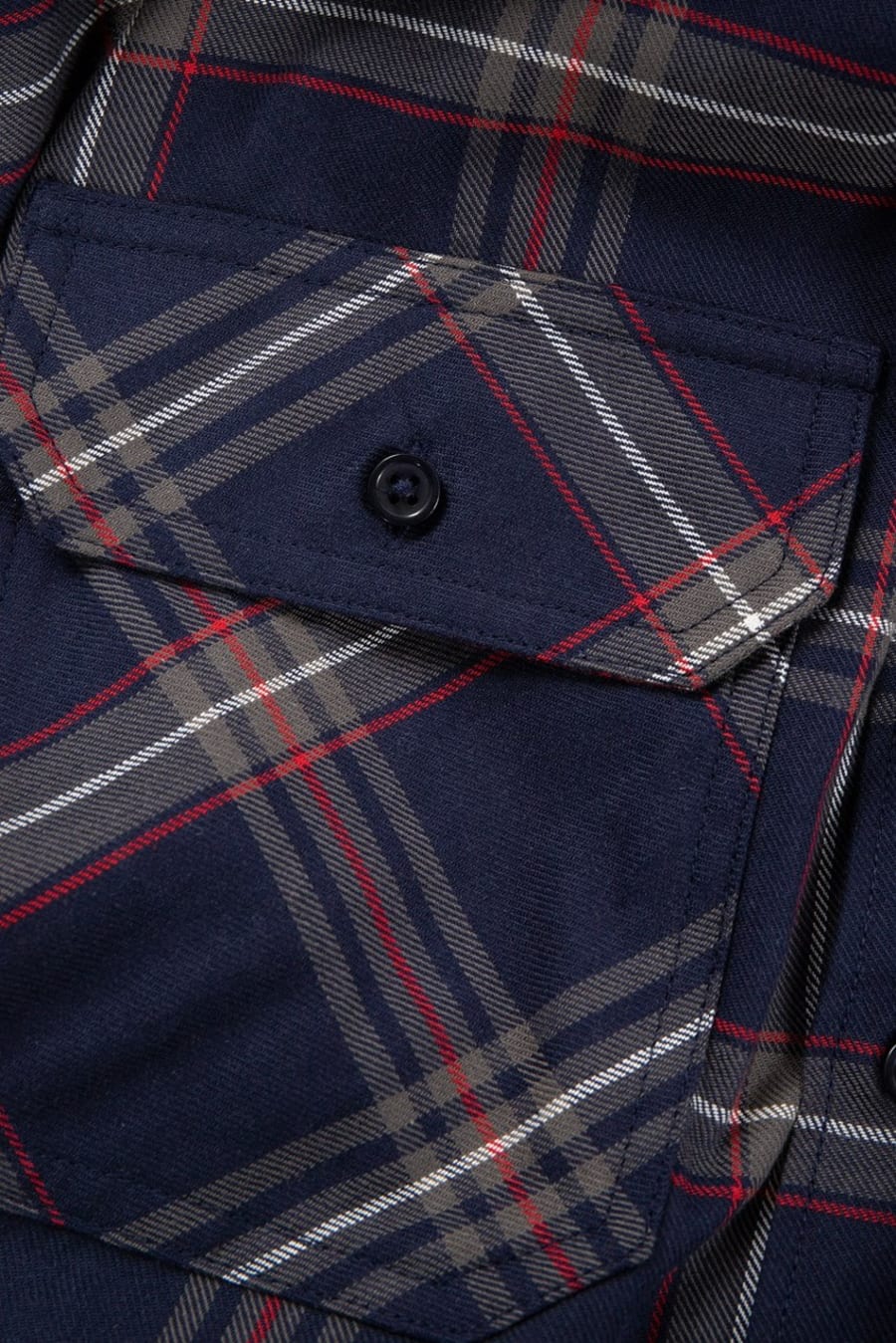 Fristads flannel skyrta blá köflótt