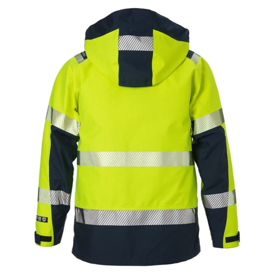Fristads Hitaþolin úlpa Gore-Tex HiViz gul/navy
