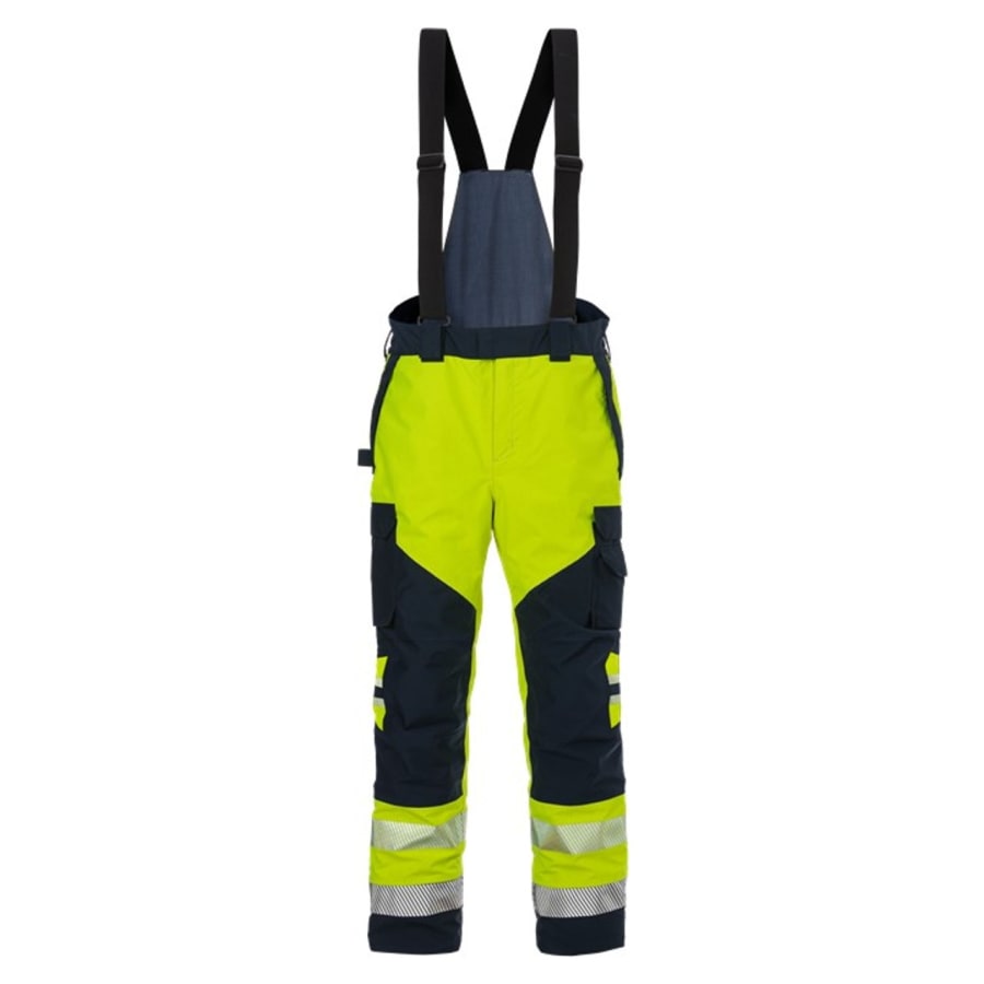 Fristads Hitaþolnar buxur Gore-Tex HiViz gular/navy