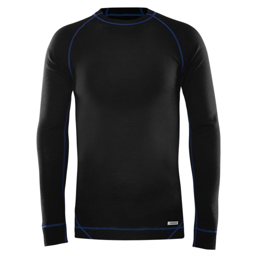 Fristads langerma bolur, merino ull