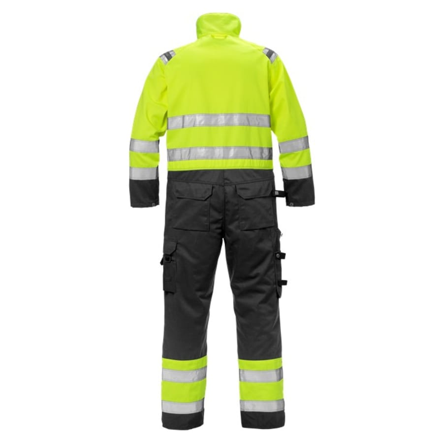 Fristads samfestingur HiViz gulur/svartur