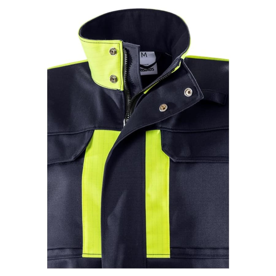 Fristads samfestingur navy/HiViz gulur, eldtefjandi