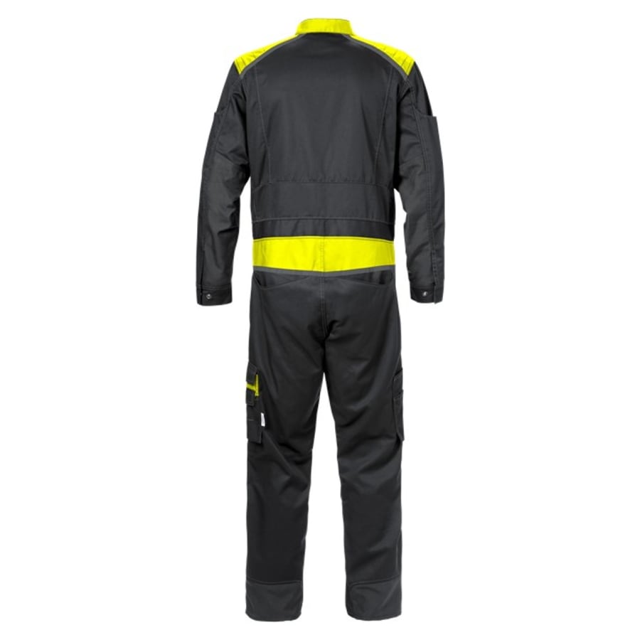 Fristads samfestingur svartur/HiViz gulur