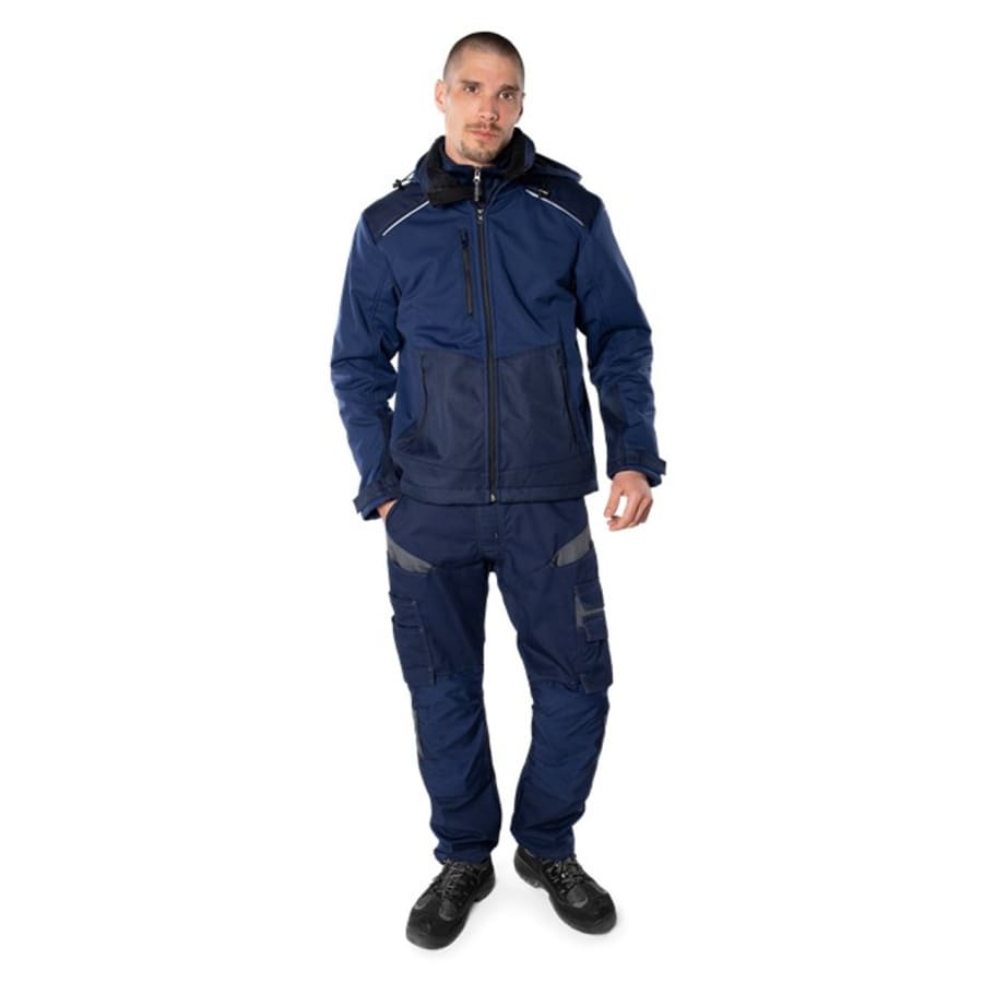 Fristads Softshell jakki fóðraður navy