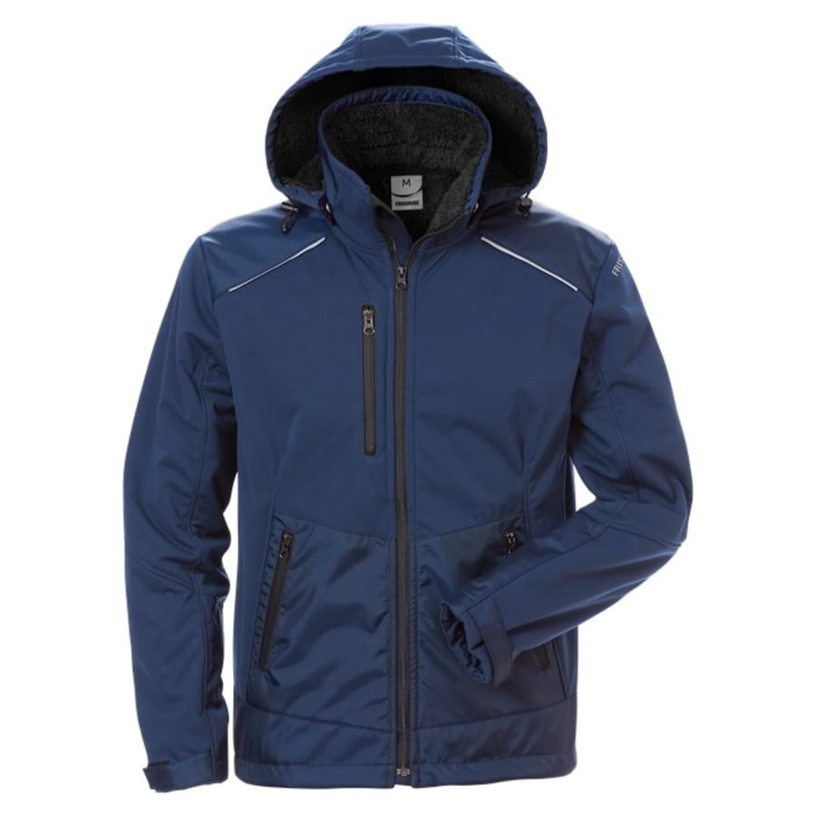 Fristads Softshell jakki fóðraður navy